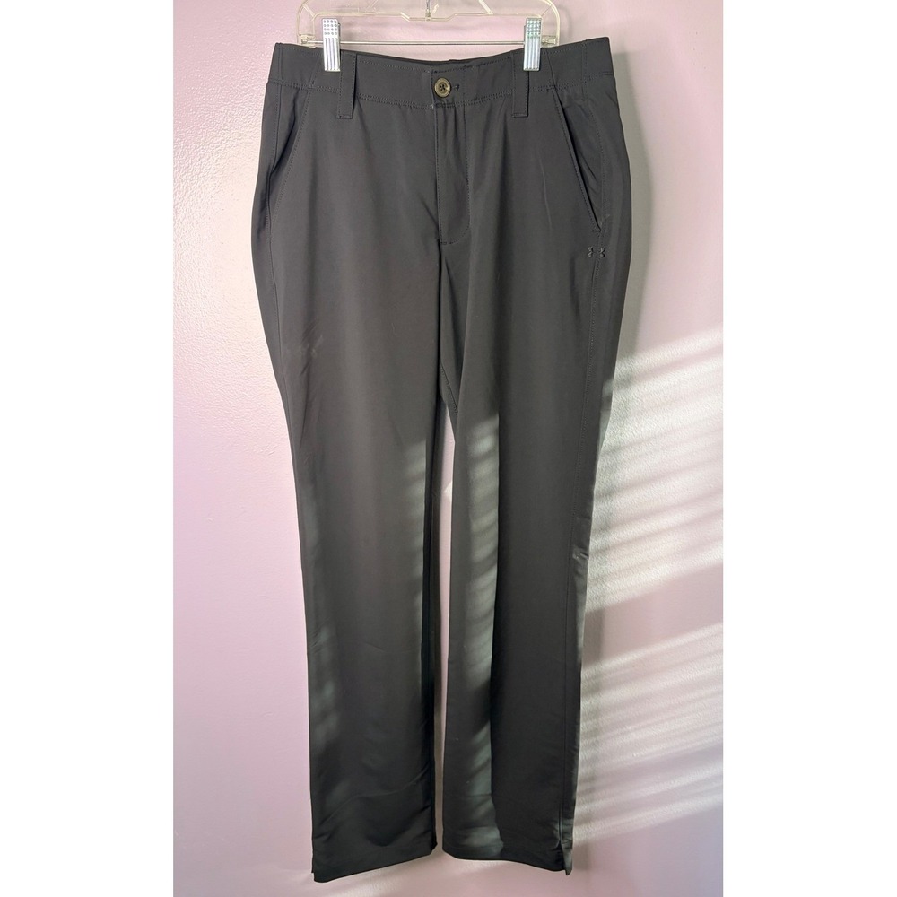 Under Armour All Season Golf Pants Loose Fit Black Chino 30/32 Stretch Casual - Picture 1 of 8